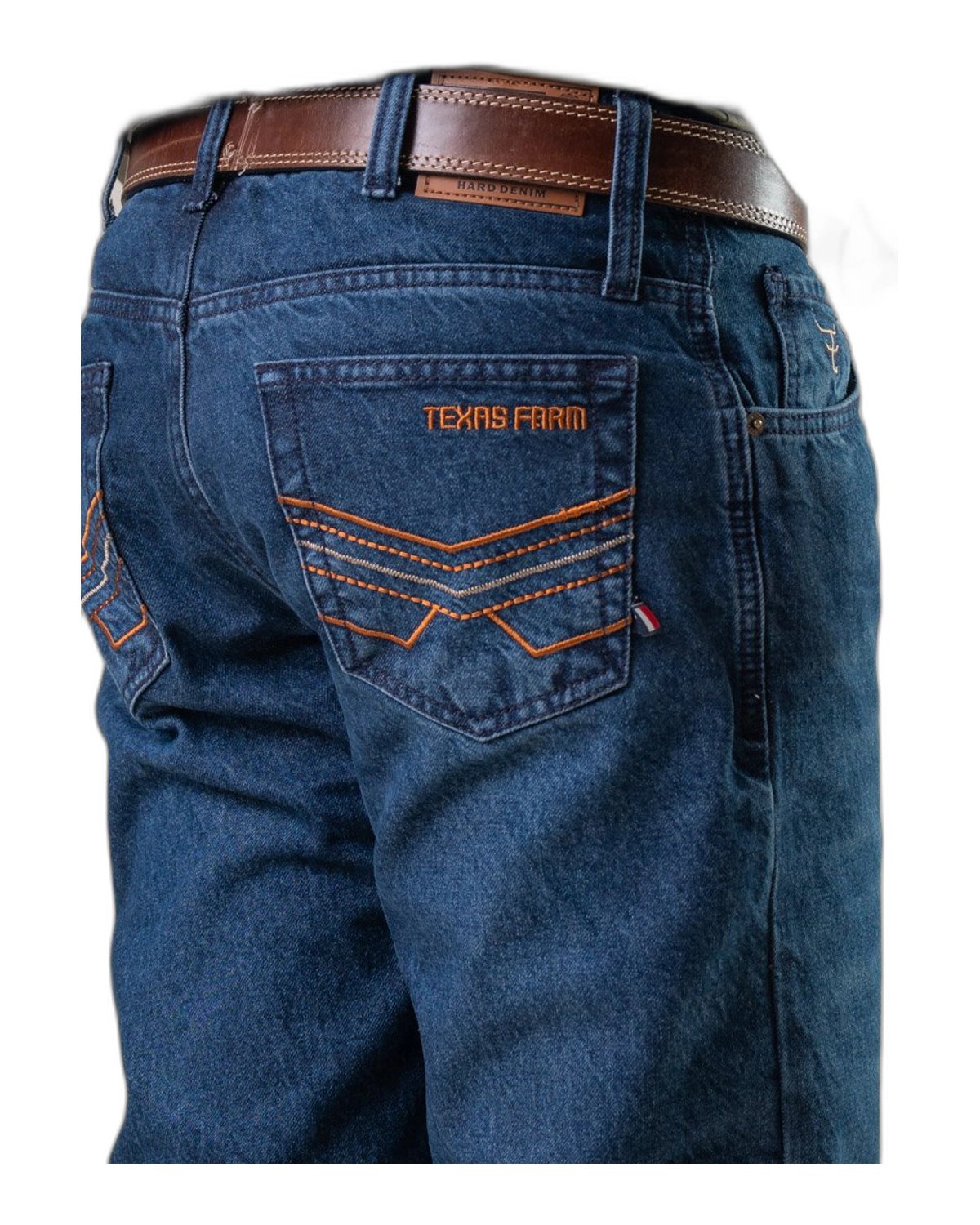Calça Jeans Masculina Texas Farm — Felt - detalhe da modelagem - RDM-P063