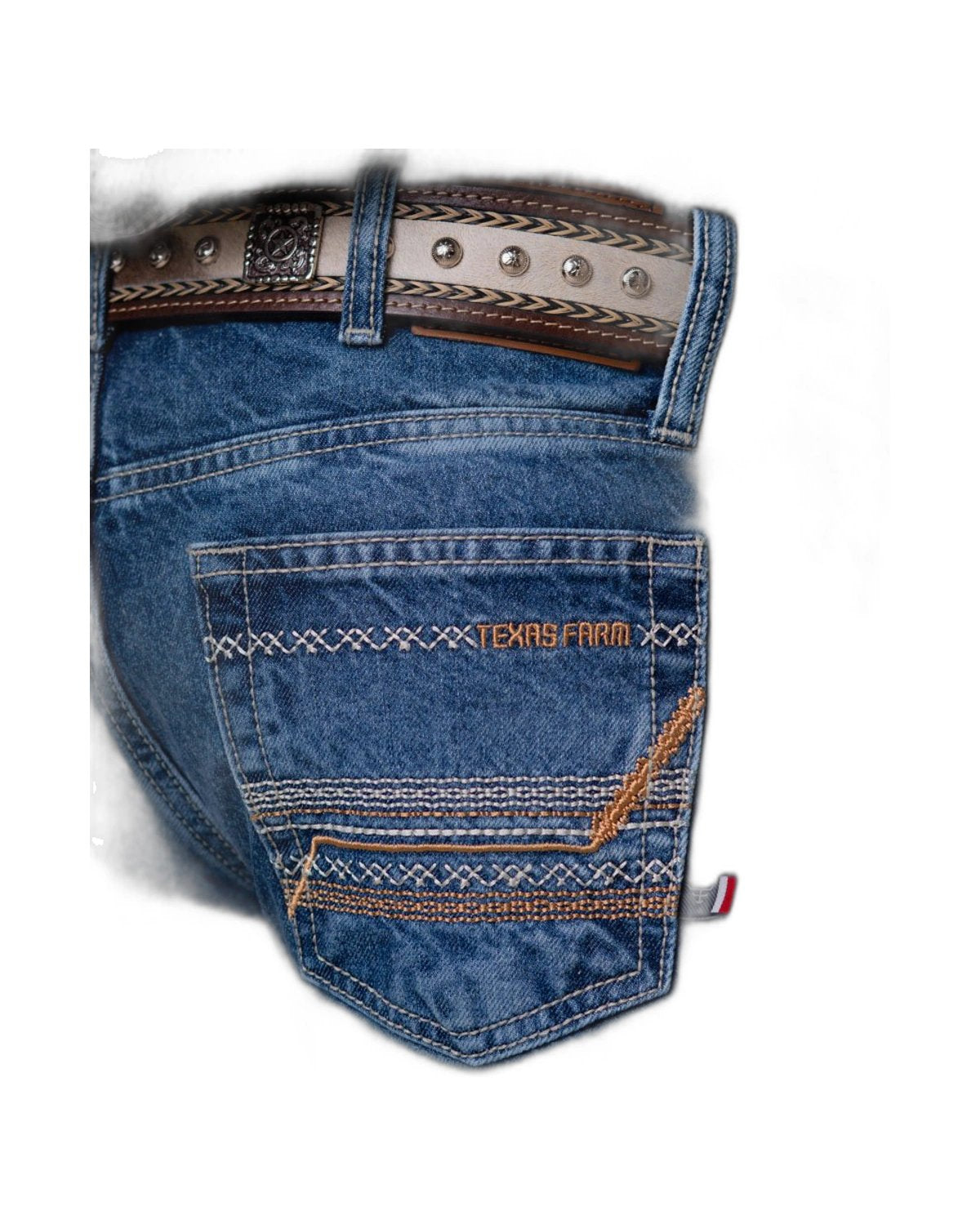 Calça Jeans Masculina Texas Farm — Baggy - detalhe da modelagem - RDM-P070