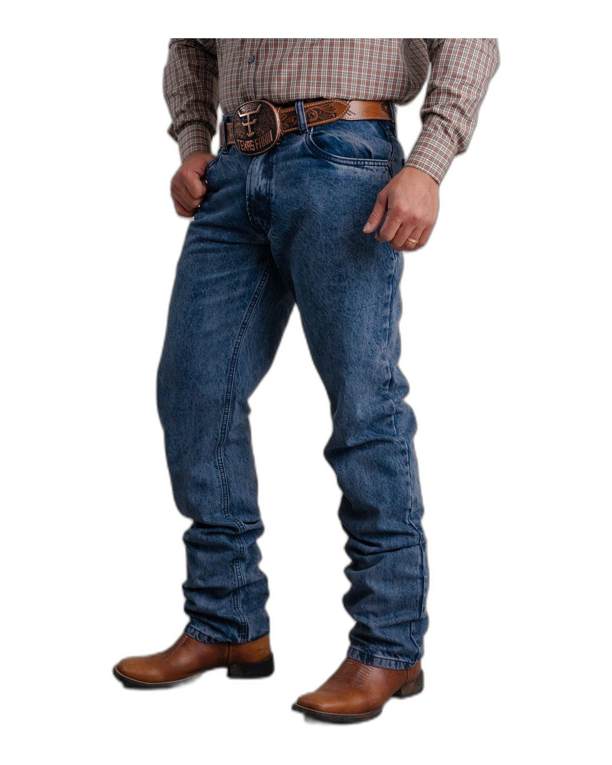 Calça Jeans Masculina Texas Farm — Heavy - vista frontal - RDM-P060