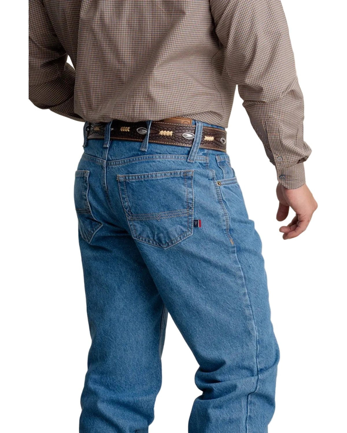Calça Jeans Masculina Texas Farm — Style Three Hard - detalhe da modelagem - RDM-P066