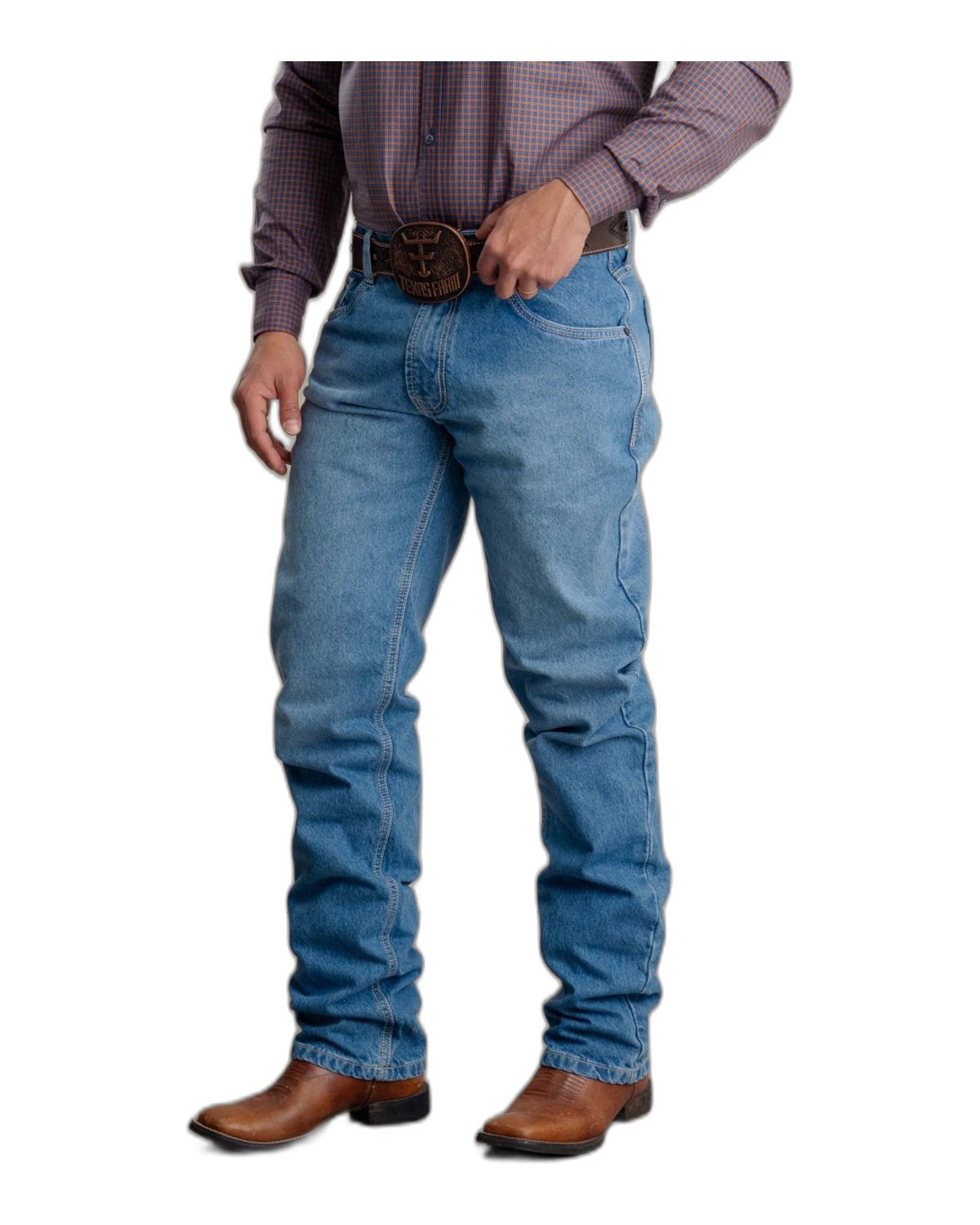 Calça Jeans Masculina Texas Farm — Texan - vista frontal - RDM-P062