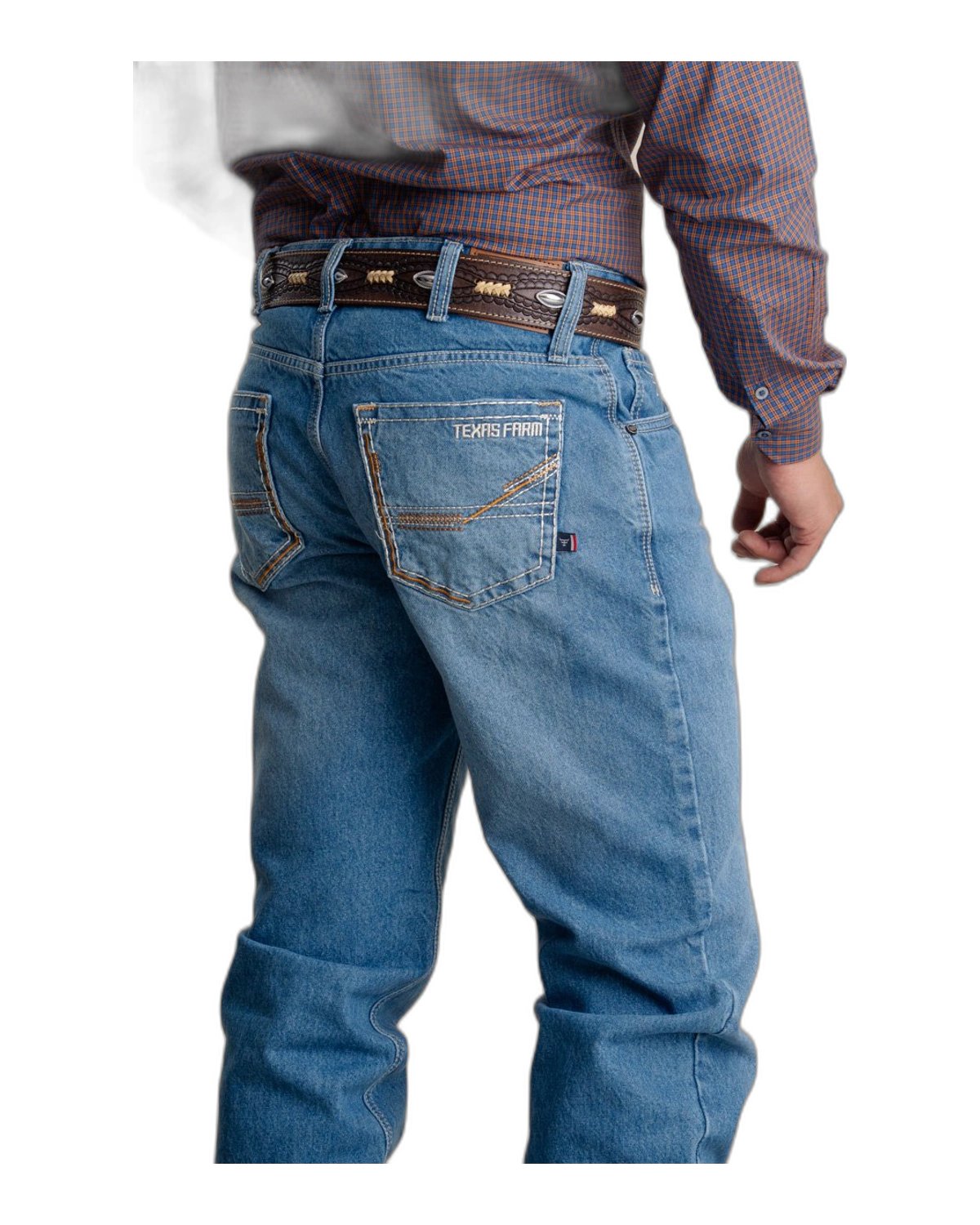 Calça Jeans Masculina Texas Farm — Texan - detalhe da modelagem - RDM-P062