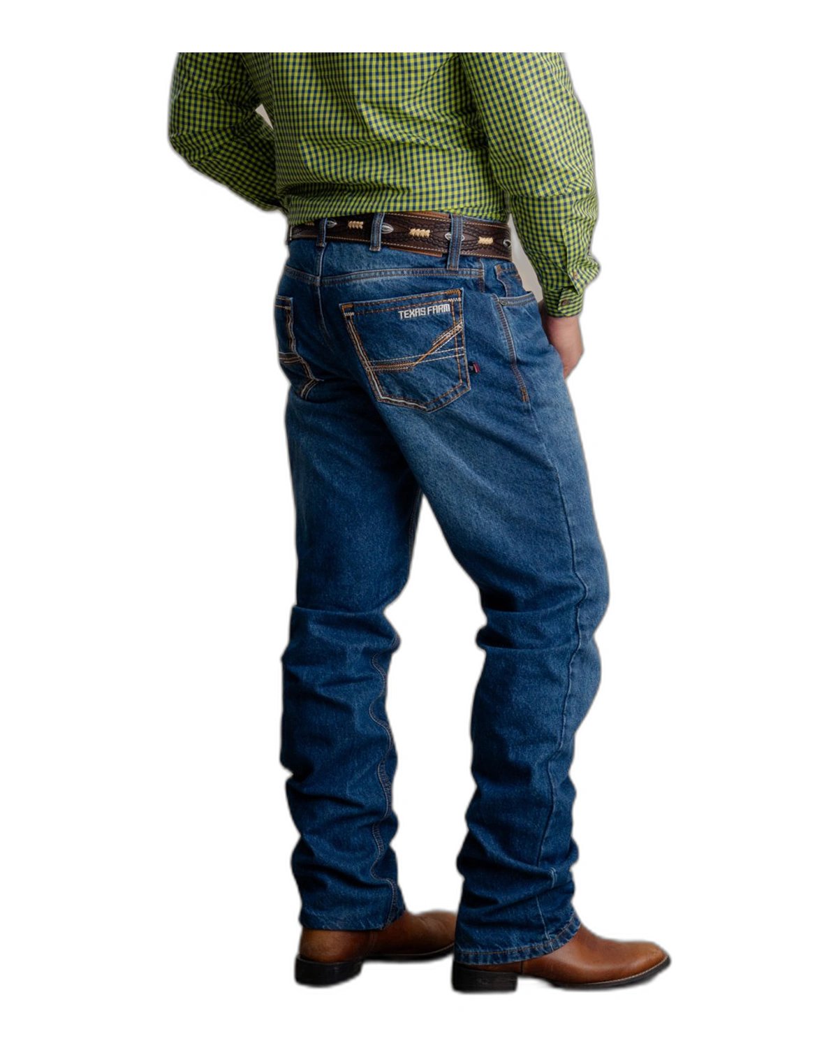 Calça Jeans Masculina Texas Farm — Route - vista traseira ou lateral - RDM-P059