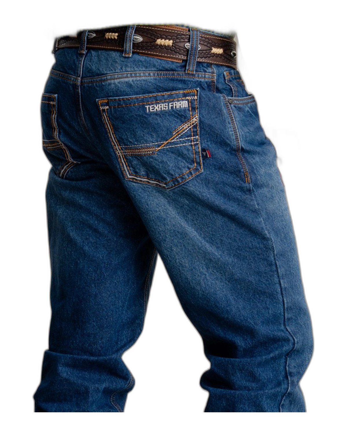 Calça Jeans Masculina Texas Farm — Route - detalhe da modelagem - RDM-P059