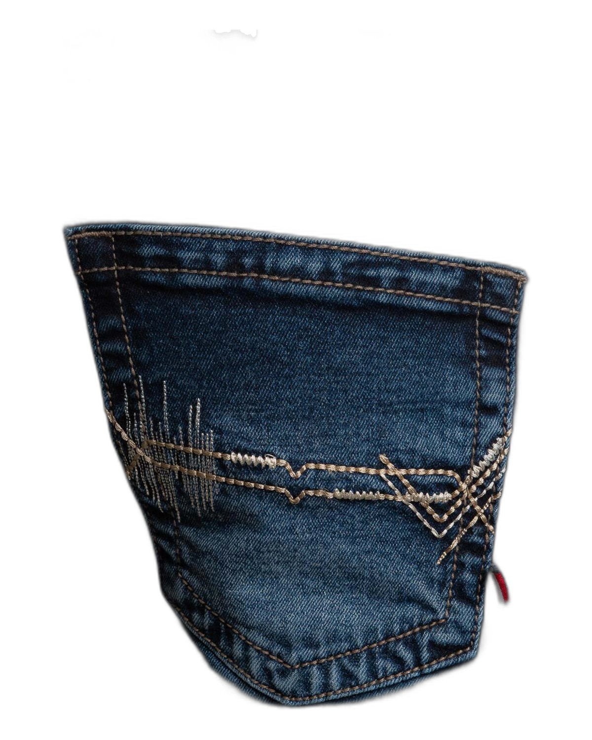 Calça Jeans Masculina Texas Farm — Wild Blue - detalhe da modelagem - RDM-P069