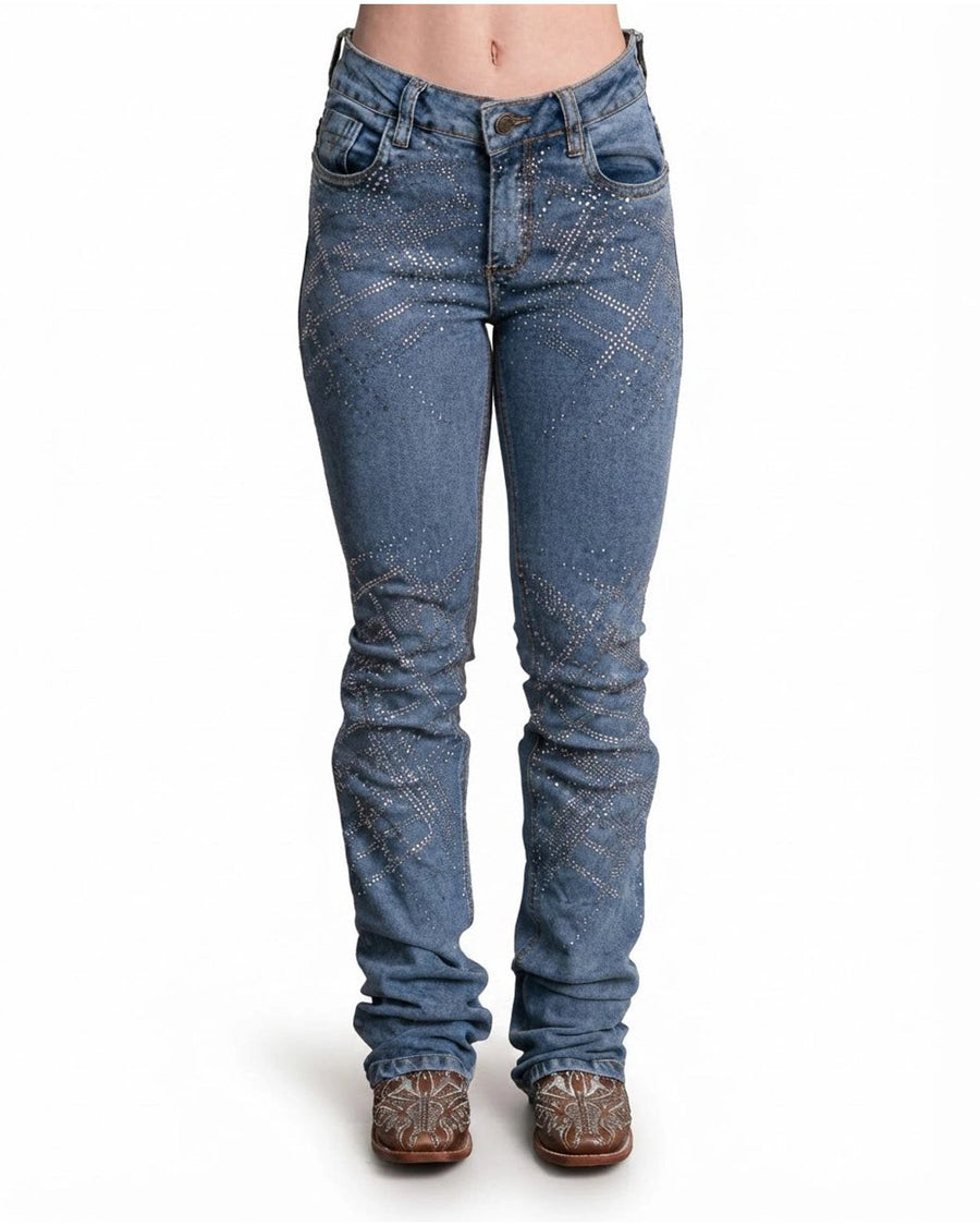 Calça Jeans Feminina Texas Farm Away — vista frontal