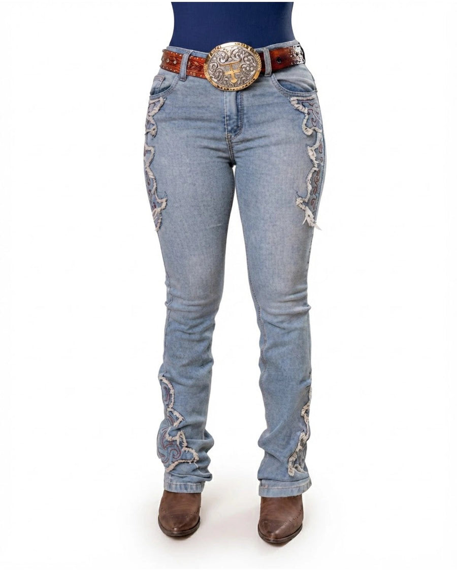 Calça Jeans Feminina Texas Farm Bound — vista frontal