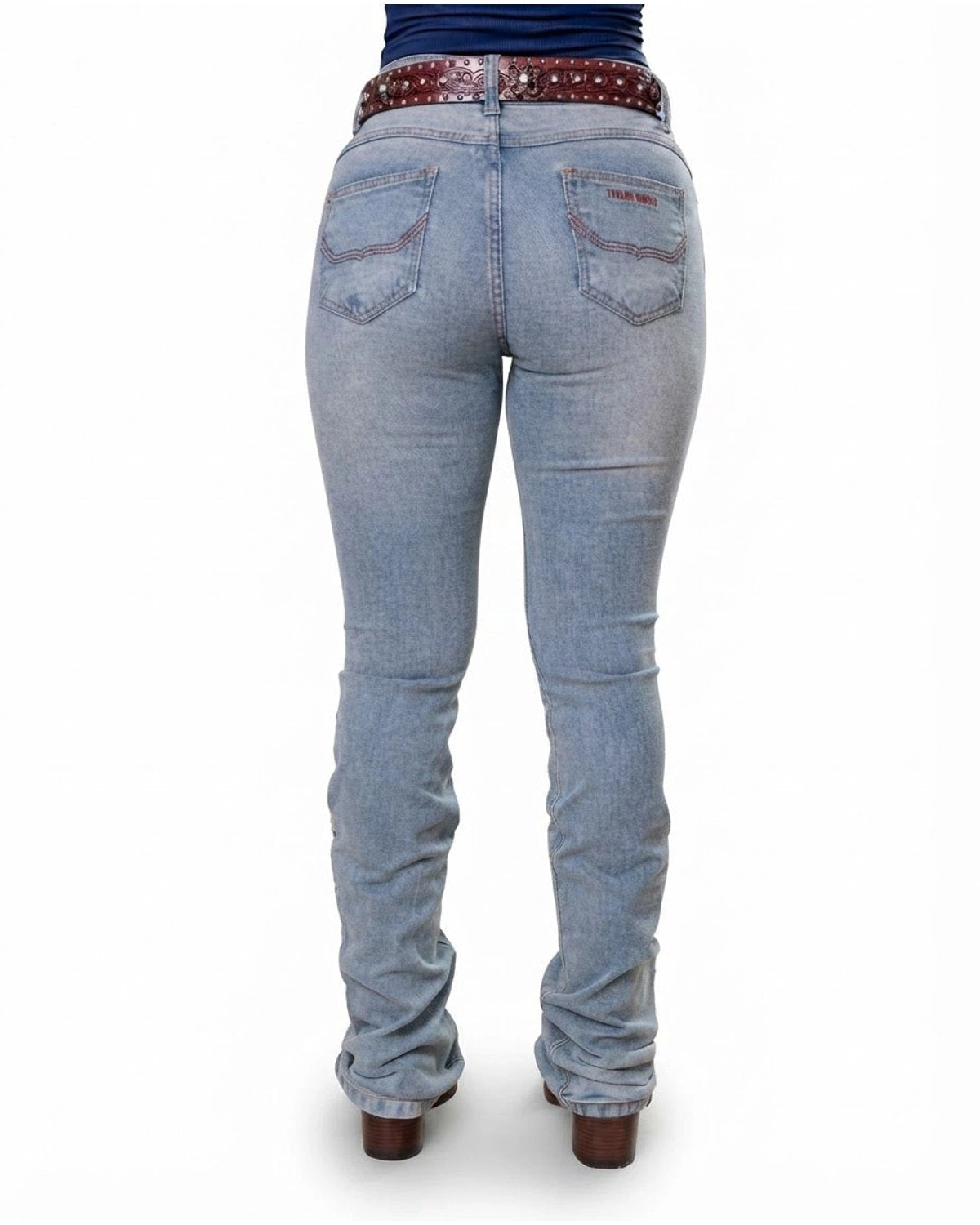 Calça Jeans Feminina Texas Farm Bound — vista traseira