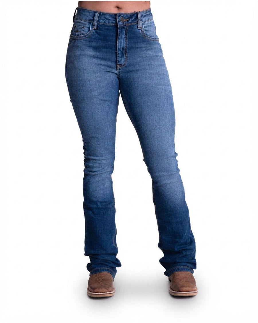 Calça Jeans Feminina Texas Farm Daily Basic — vista frontal