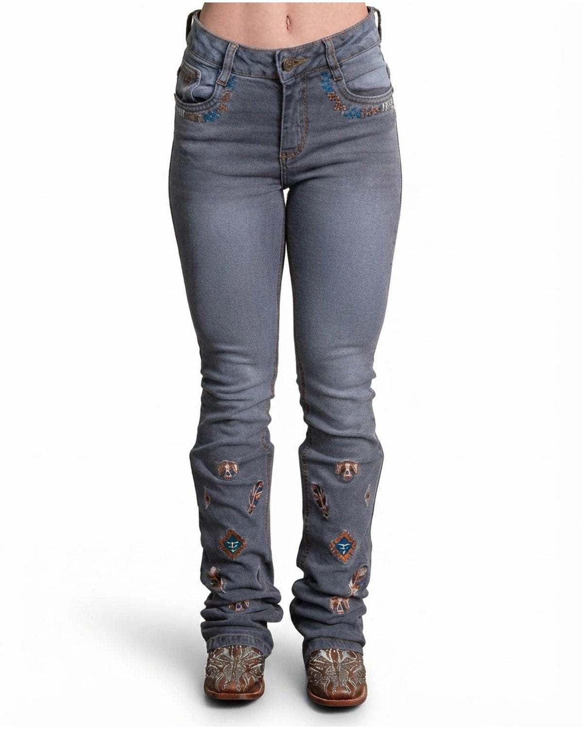 Calça Jeans Feminina Texas Farm Free Soul — vista frontal