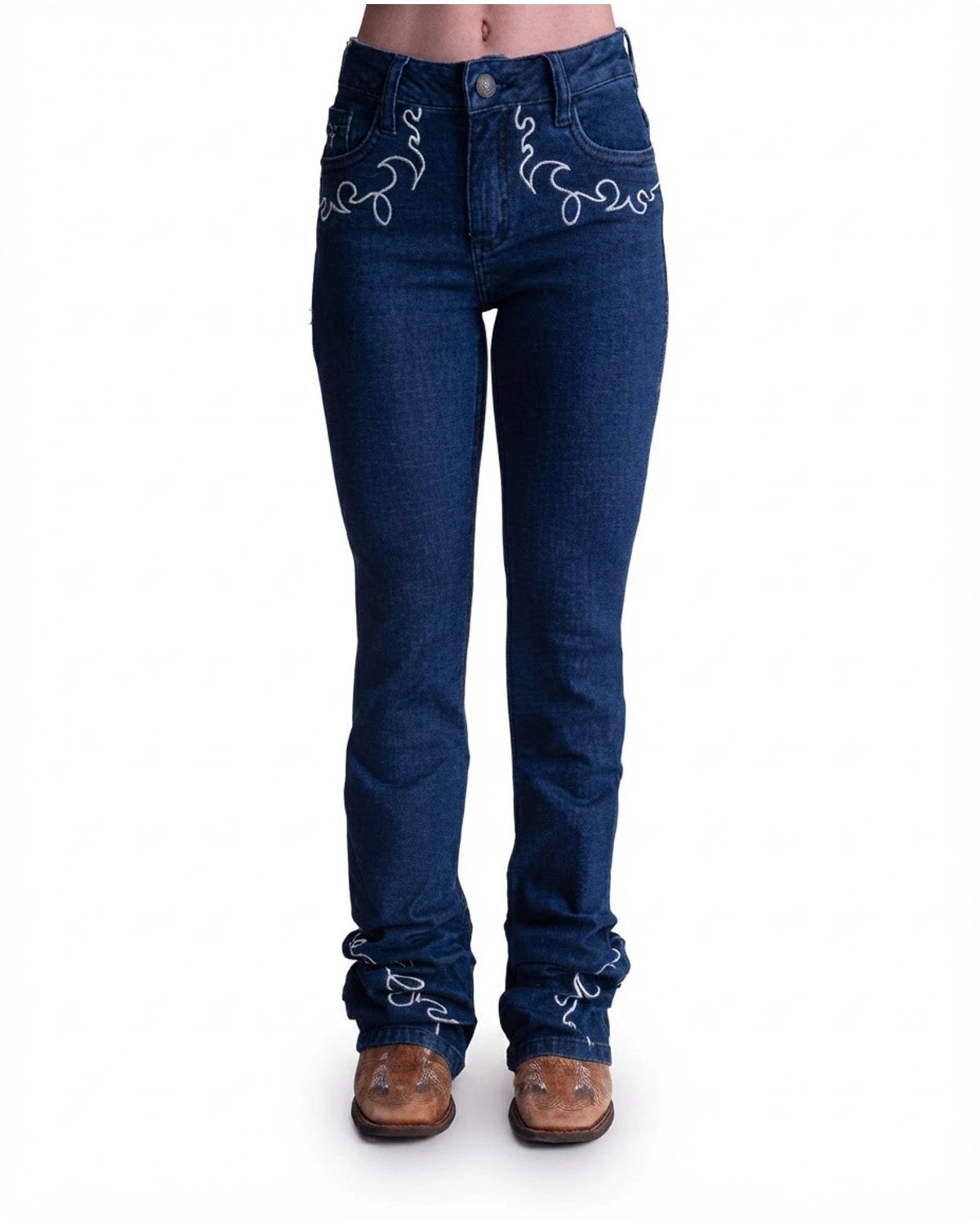 Calça Jeans Feminina Texas Farm String — vista frontal