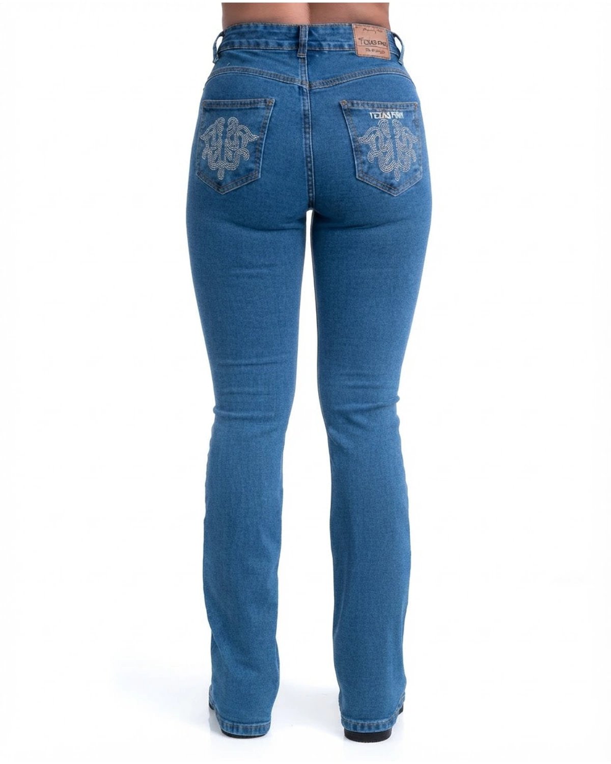 Calça Jeans Feminina Texas Farm Texan Line — vista traseira