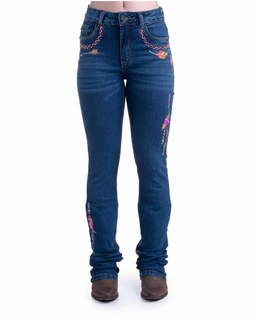 Calça Jeans Feminina Texas Farm Vitality — vista frontal