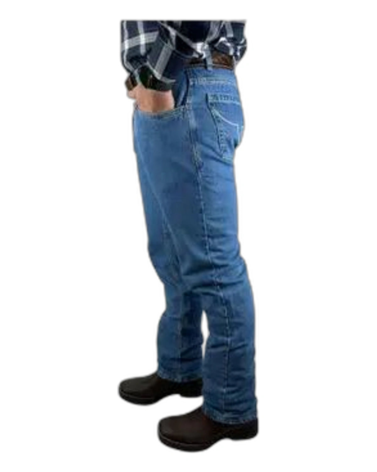 Calça Jeans Masculina Moiadeiros — Gray Linha Branca - vista 3