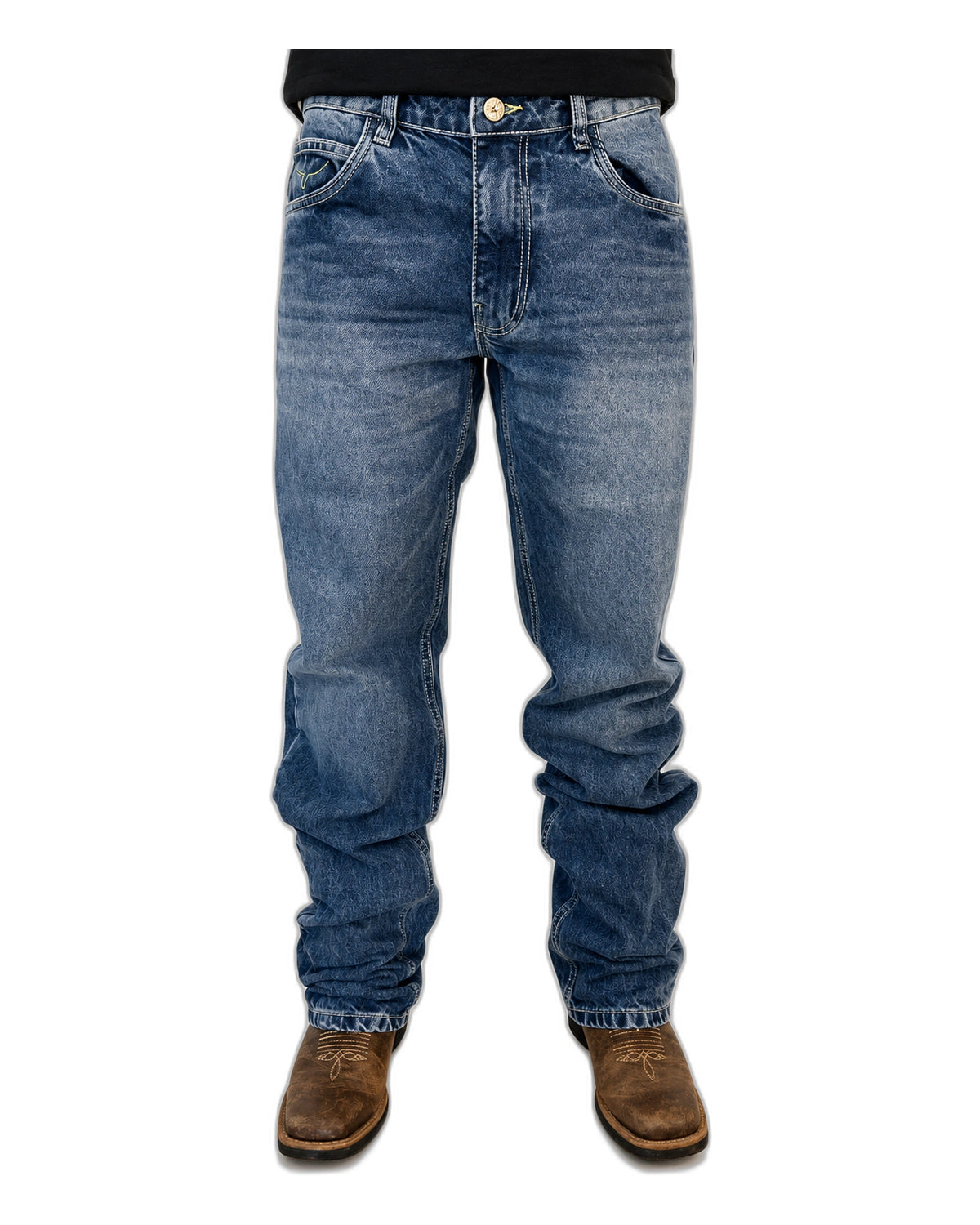 Calça Jeans Masculina Moiadeiros — Stone Linha Verde - vista principal