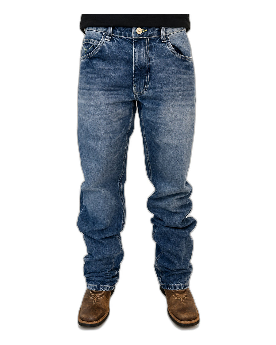 Calça Jeans Masculina Moiadeiros — Stone Linha Verde - vista principal