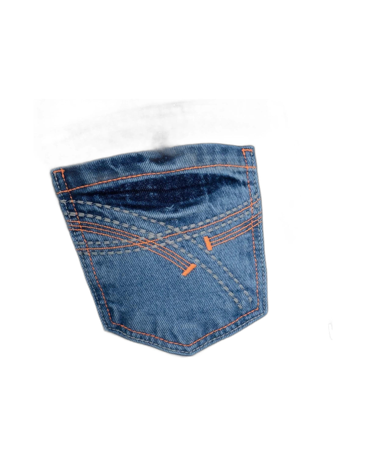 Calça Jeans Masculina Texas Farm — Stoned Laranja Neon - vista 5