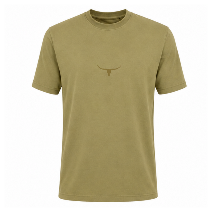 Camiseta masculina básica Moiadeiros areia