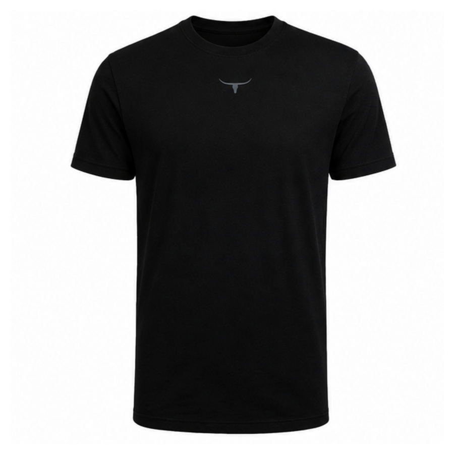 Camiseta masculina básica Moiadeiros preta