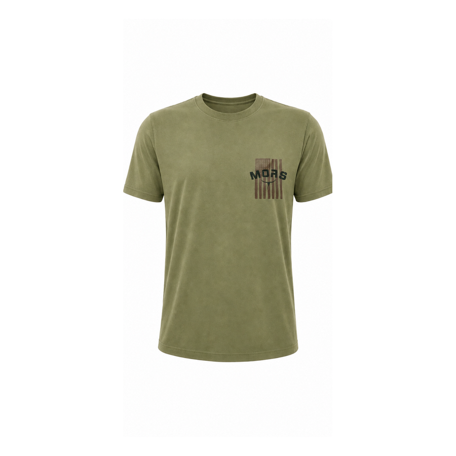 Camiseta masculina Moiadeiros MORS Bandeira frente