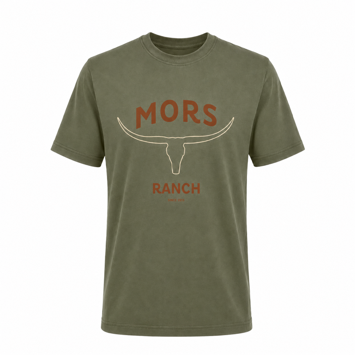 Camiseta masculina Moiadeiros MORS Ranch verde
