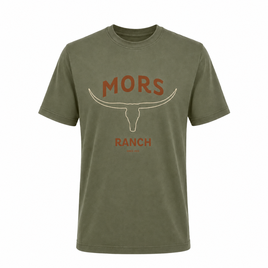 Camiseta masculina Moiadeiros MORS Ranch verde