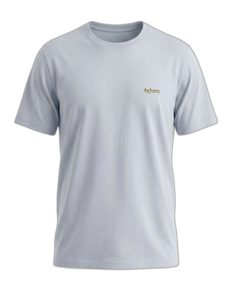 Camiseta Texas Farm — Cinza Azulado - vista principal
