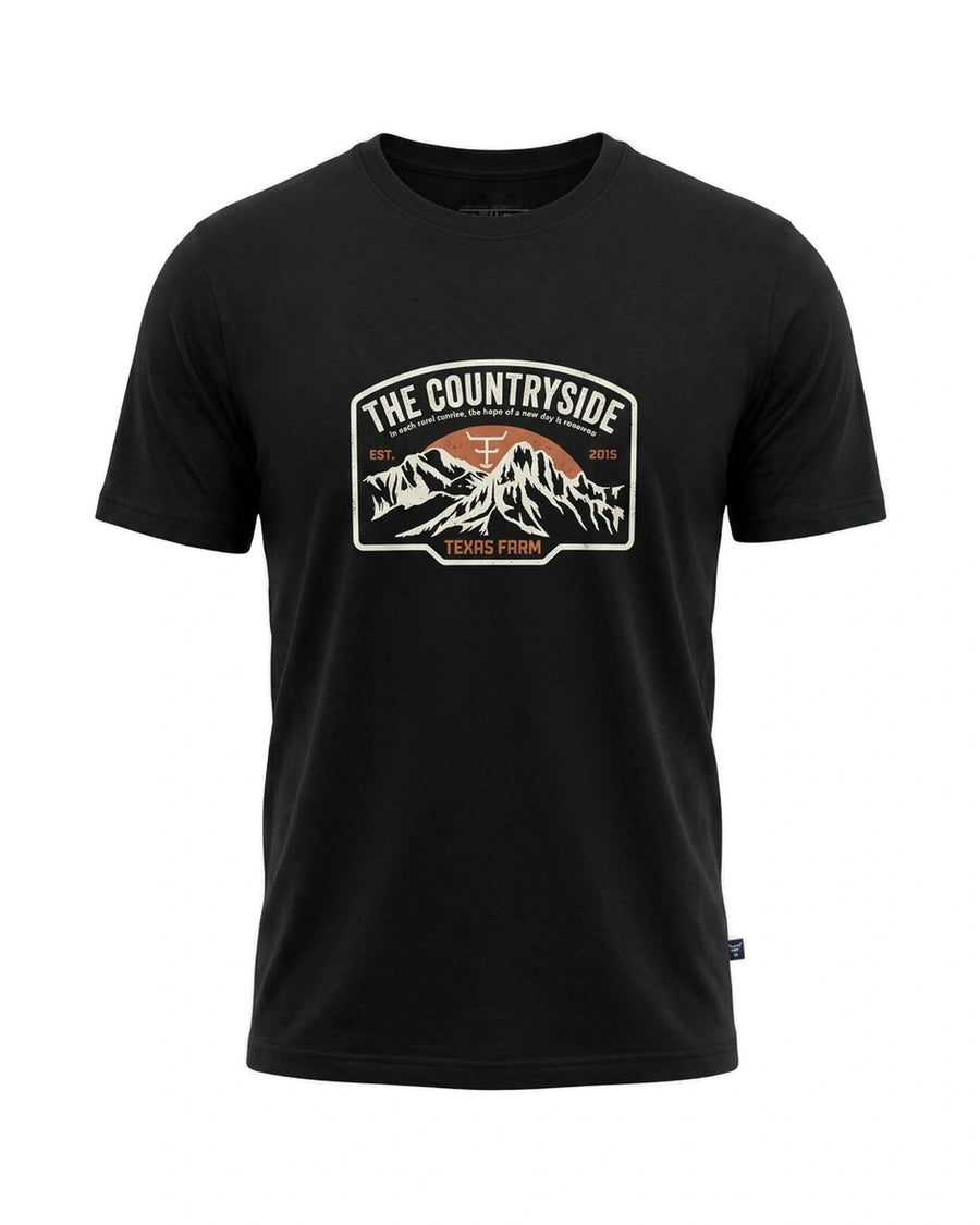 Camiseta Texas Farm CM599 — Preta The Countryside