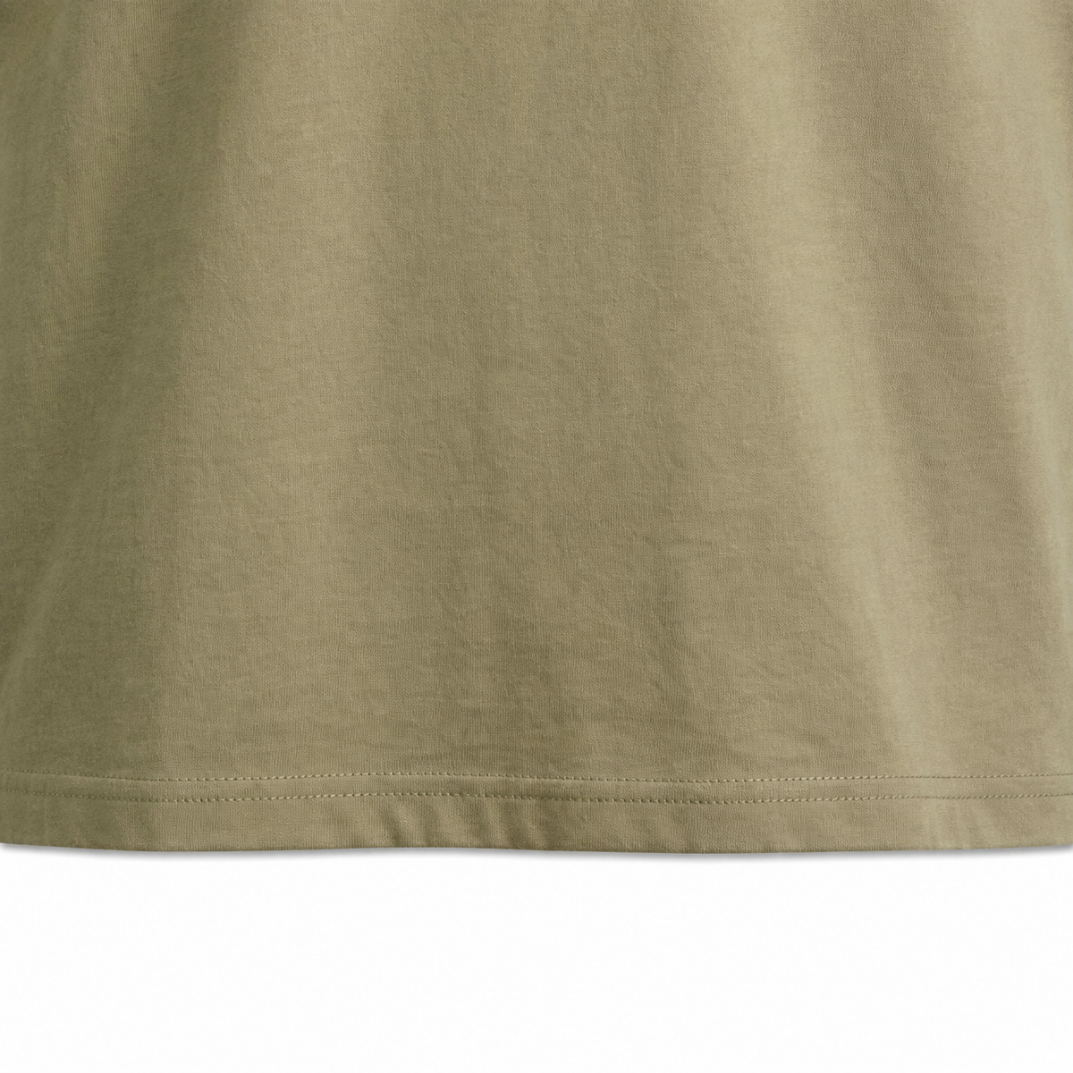 Camiseta Texas Farm oliva - detalhe da barra