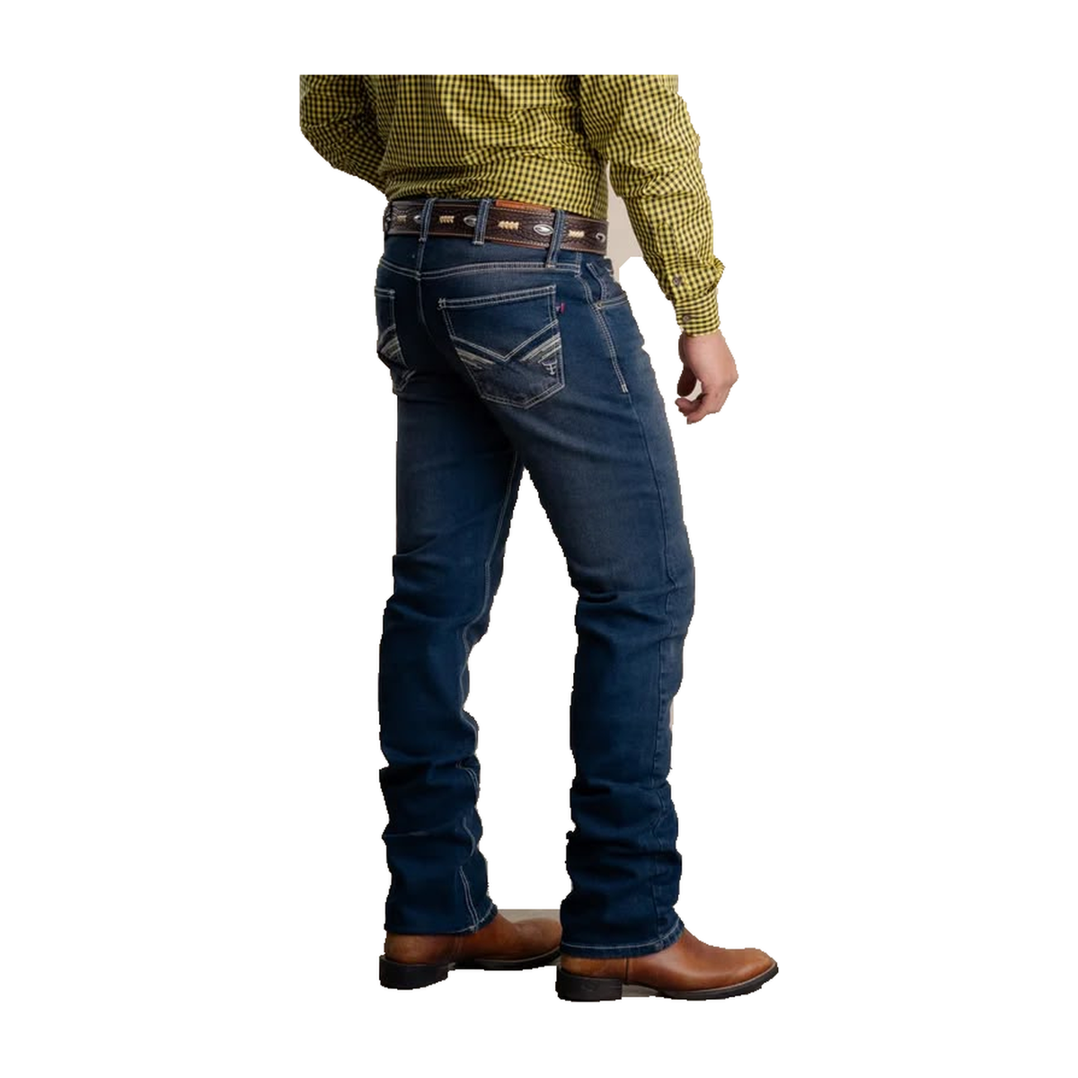 Calça Jeans Masculina Texas Farm — TX Freedom — vista costas fiel da peça