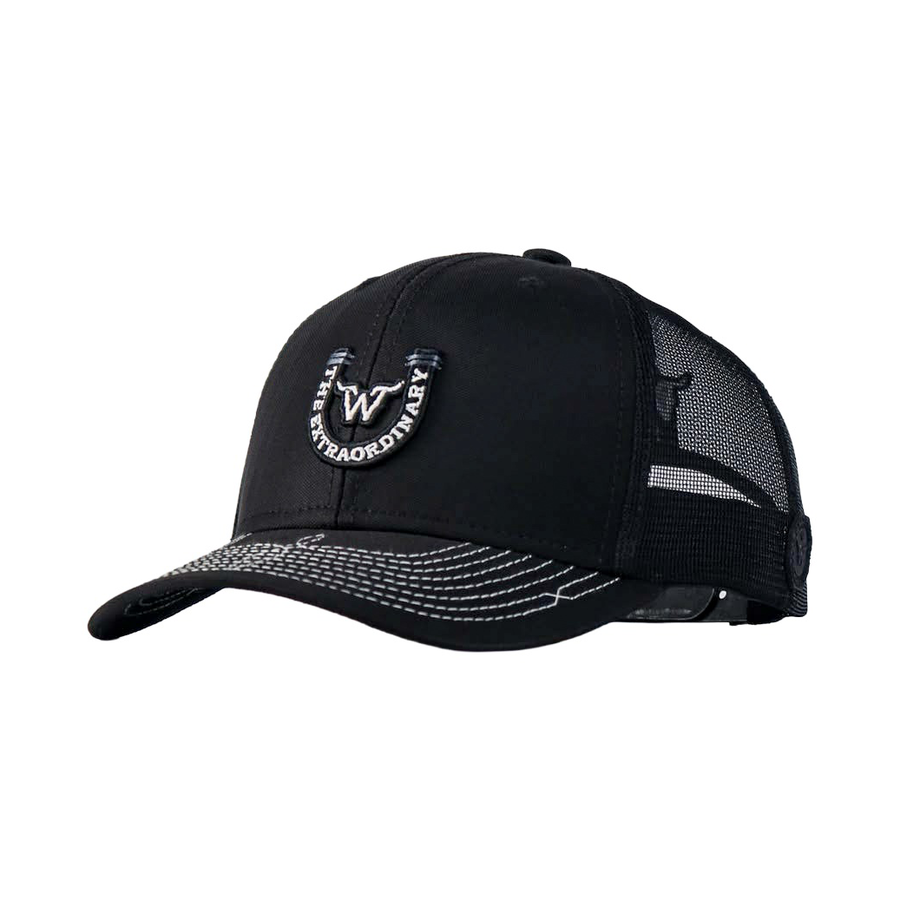 Boné West World Penacho — Preto — vista principal