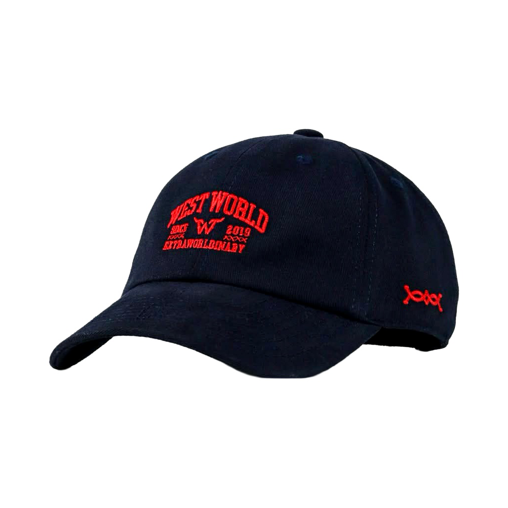 Boné West World Wanted Embroidery Name — Preto — vista principal