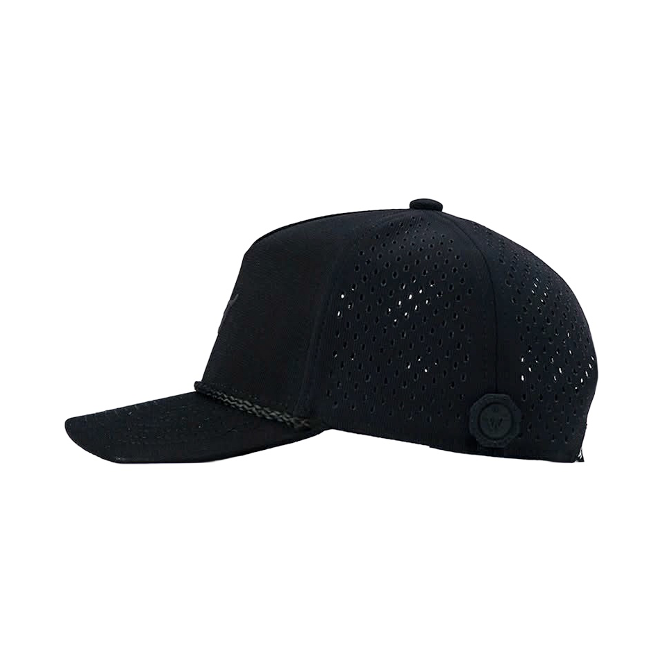 Boné West World Tennesse — Preto — detalhe real do produto