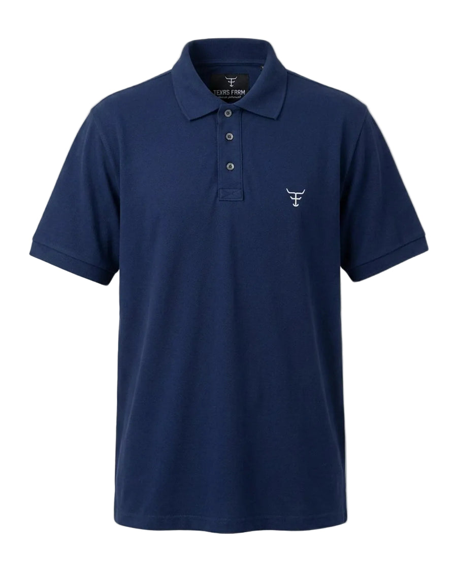 Polo Texas Farm — Azul Marinho - vista principal