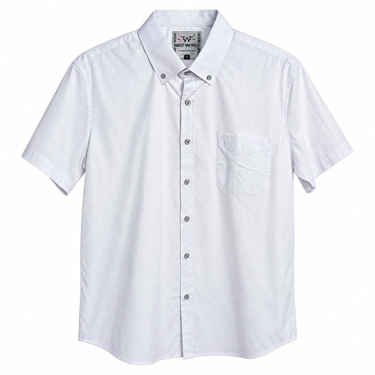 Camisa West World Lisa Branca — Manga Curta — principal