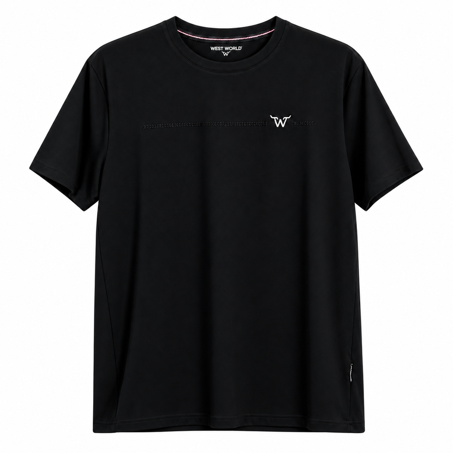 Camiseta West World W Faixa — Preta — principal