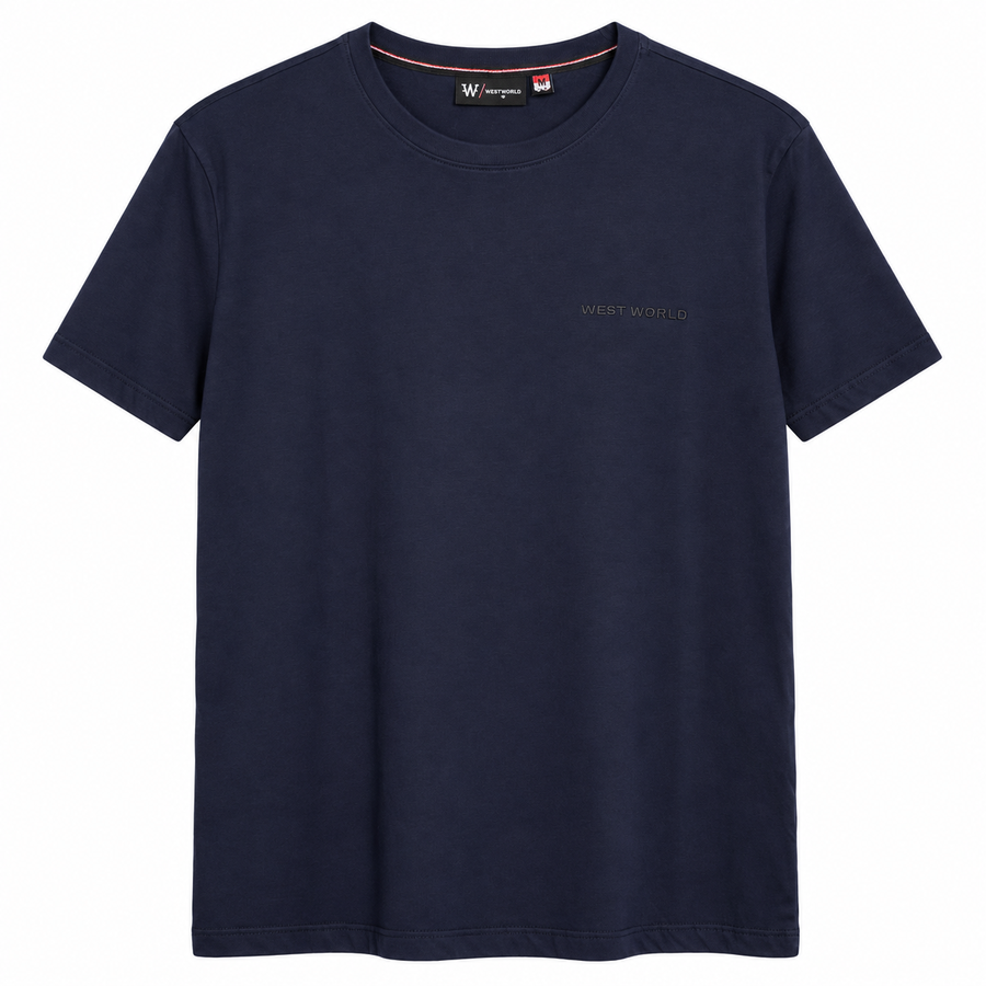 Camiseta West World Logo Discreto — Marinho — principal