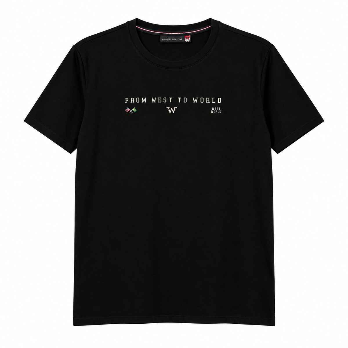 Camiseta West World From West to World — Preta — principal