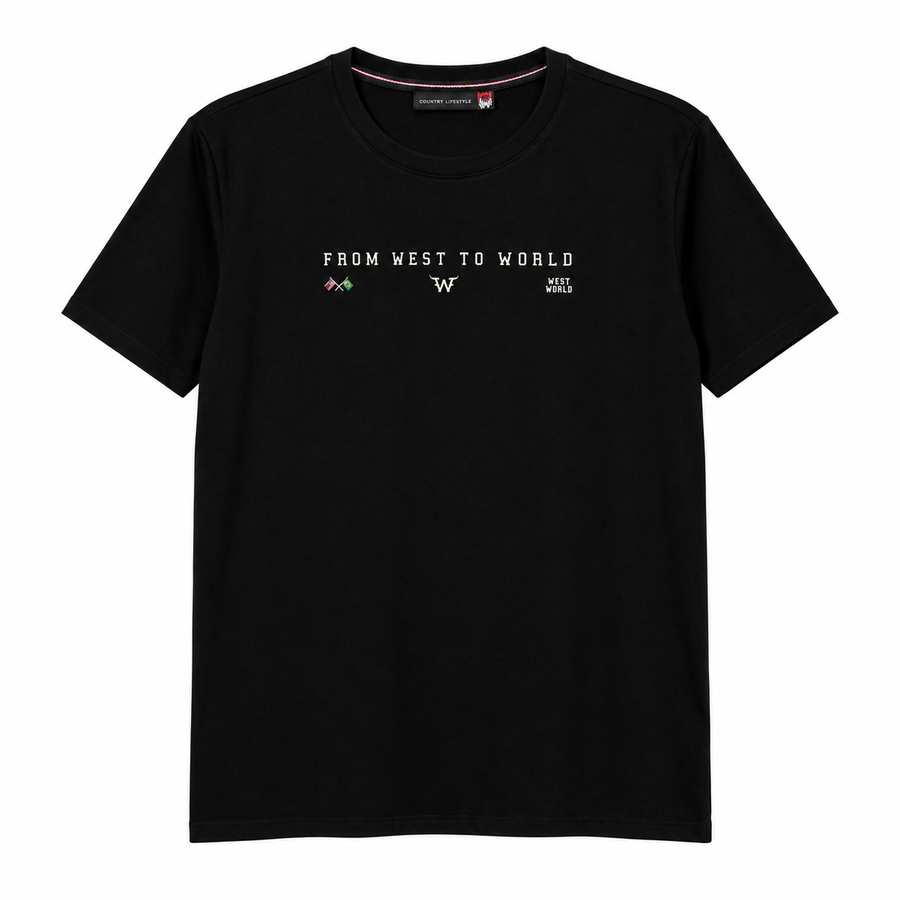 Camiseta West World From West to World — Preta — principal