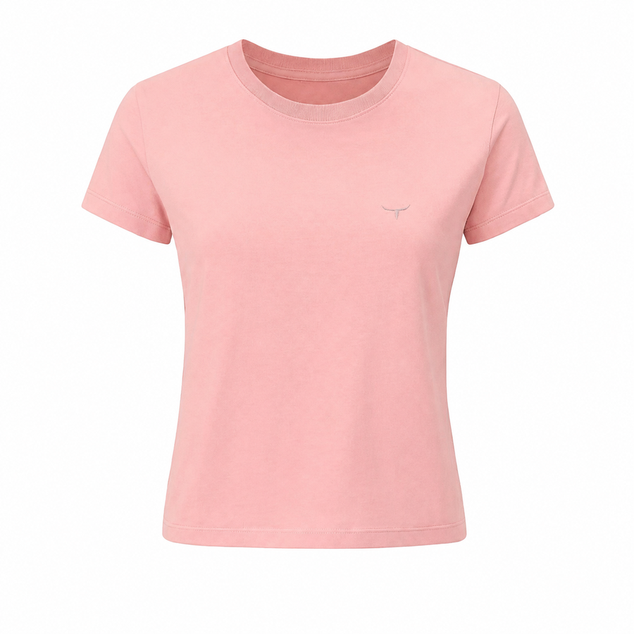 T-shirt básica Moiadeiros rosa