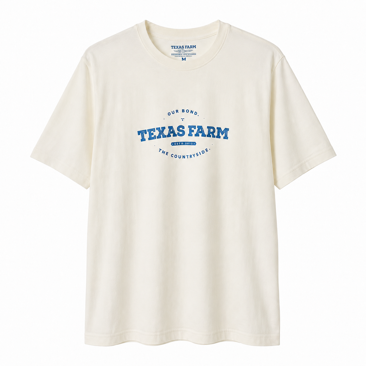 Camiseta Texas Farm Off-white The Countryside — foto tratada