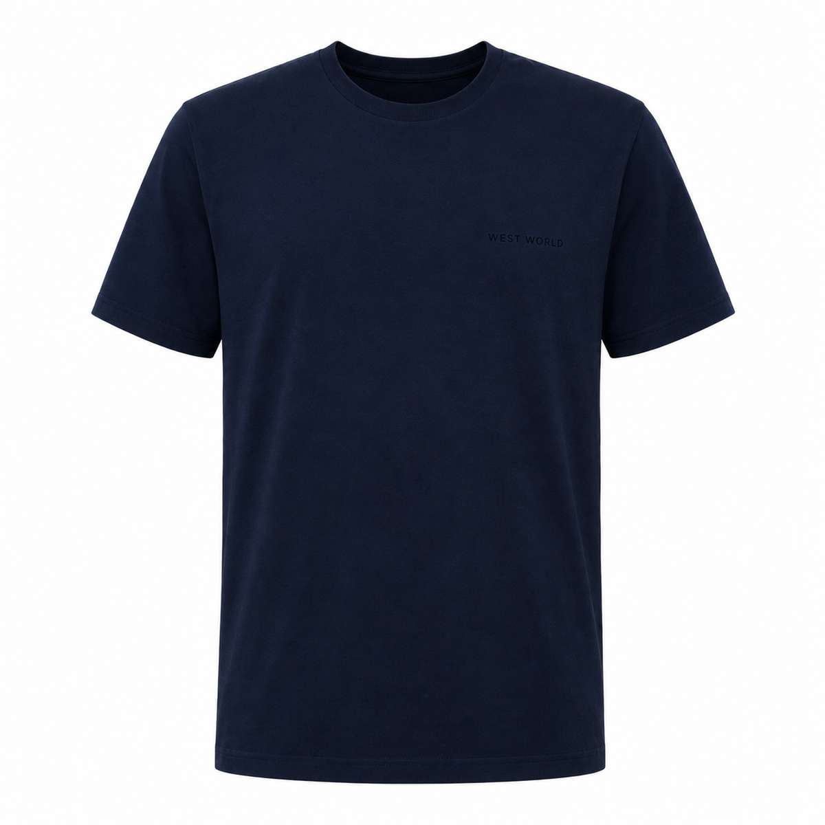Camiseta West World Azul-marinho Classic Country — foto tratada